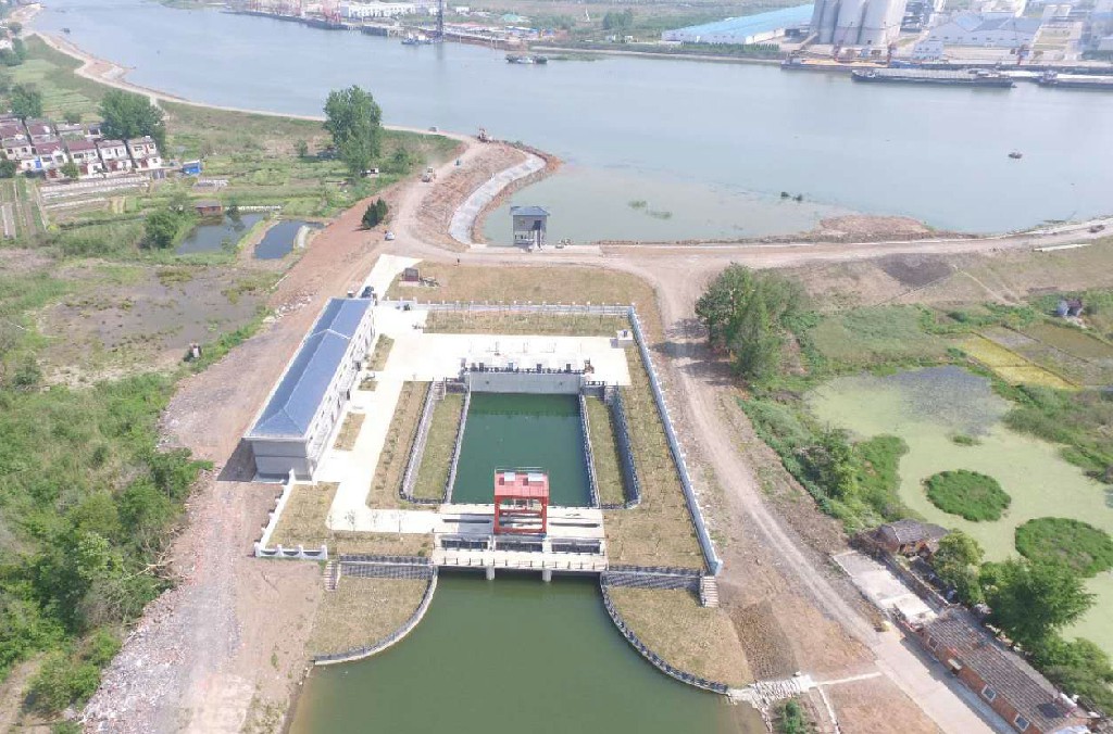 巢湖地区生态保护与修复三期环湖部分洼地排涝工程（白鹭一站） (1)